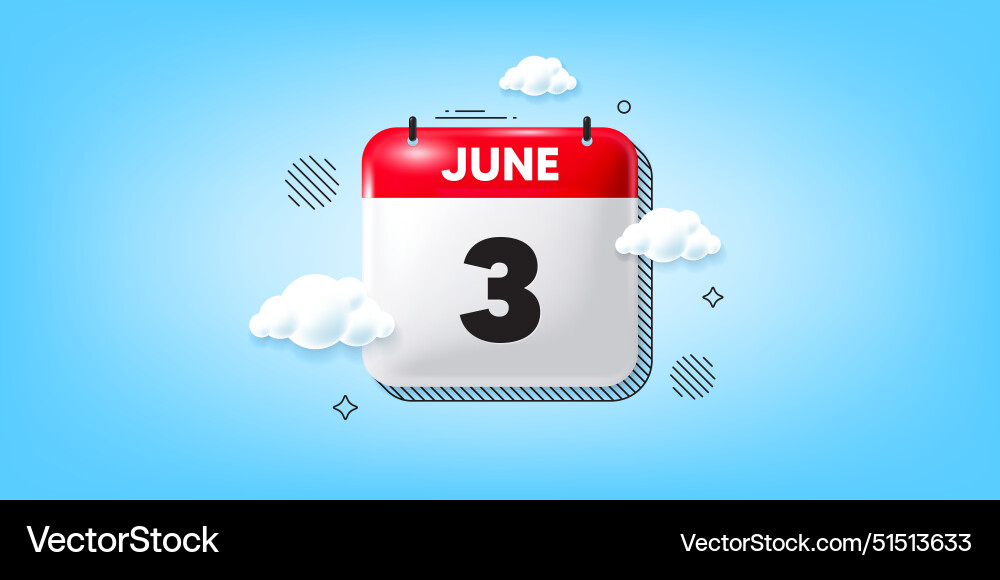 3rd day of the month icon event schedule date 3rd day of the month icon event schedule date vector image