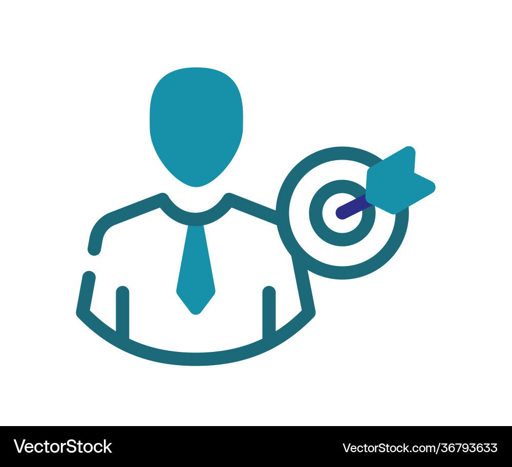 Assignment task goal single isolated icon Assignment task goal single isolated icon vector image