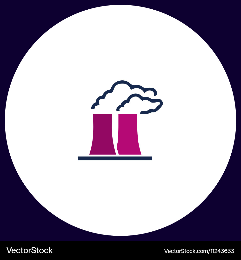 Bad factory computer symbol Bad factory computer symbol Vector Image