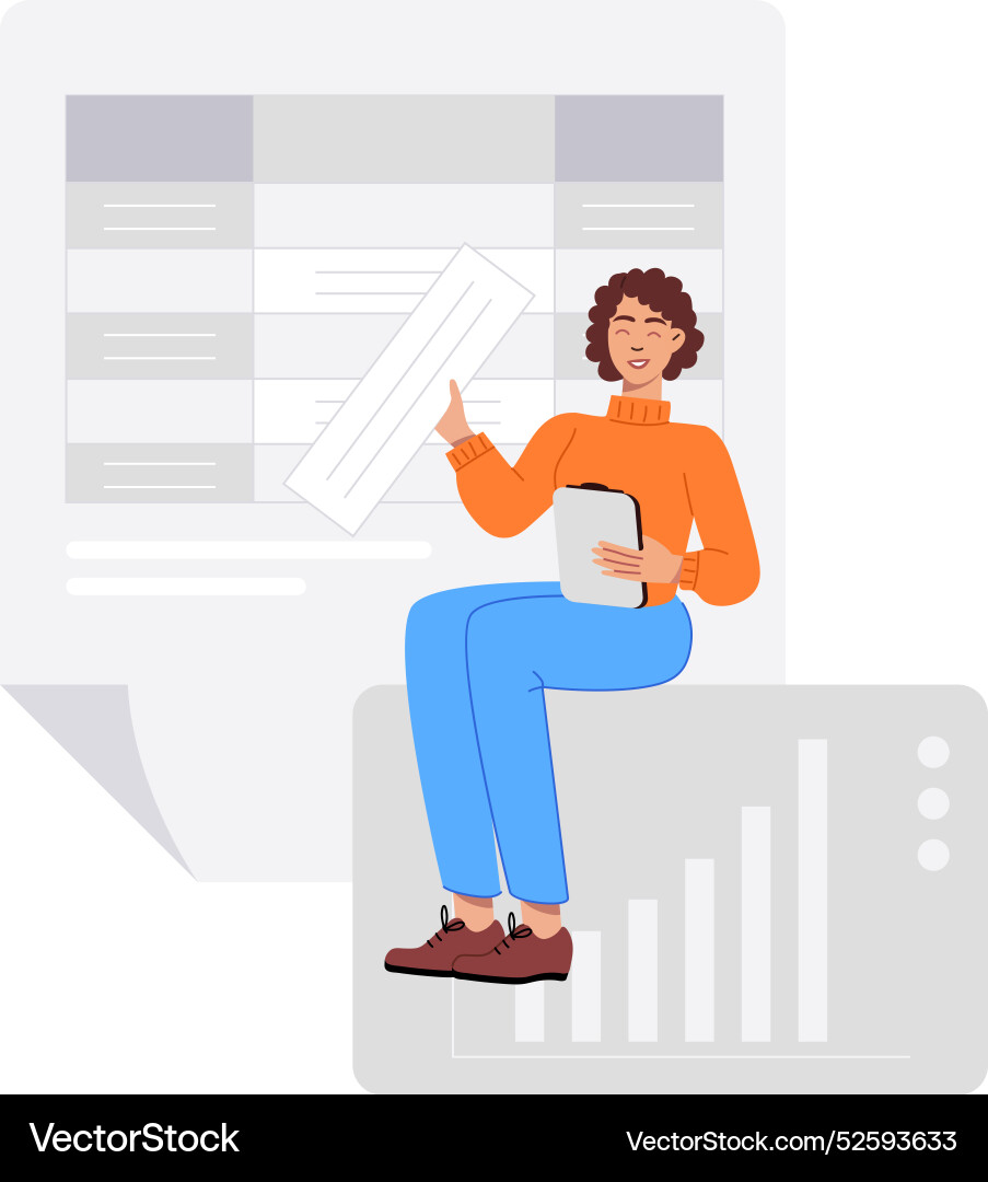 Basic rgbcharacter based flat of task vector image
