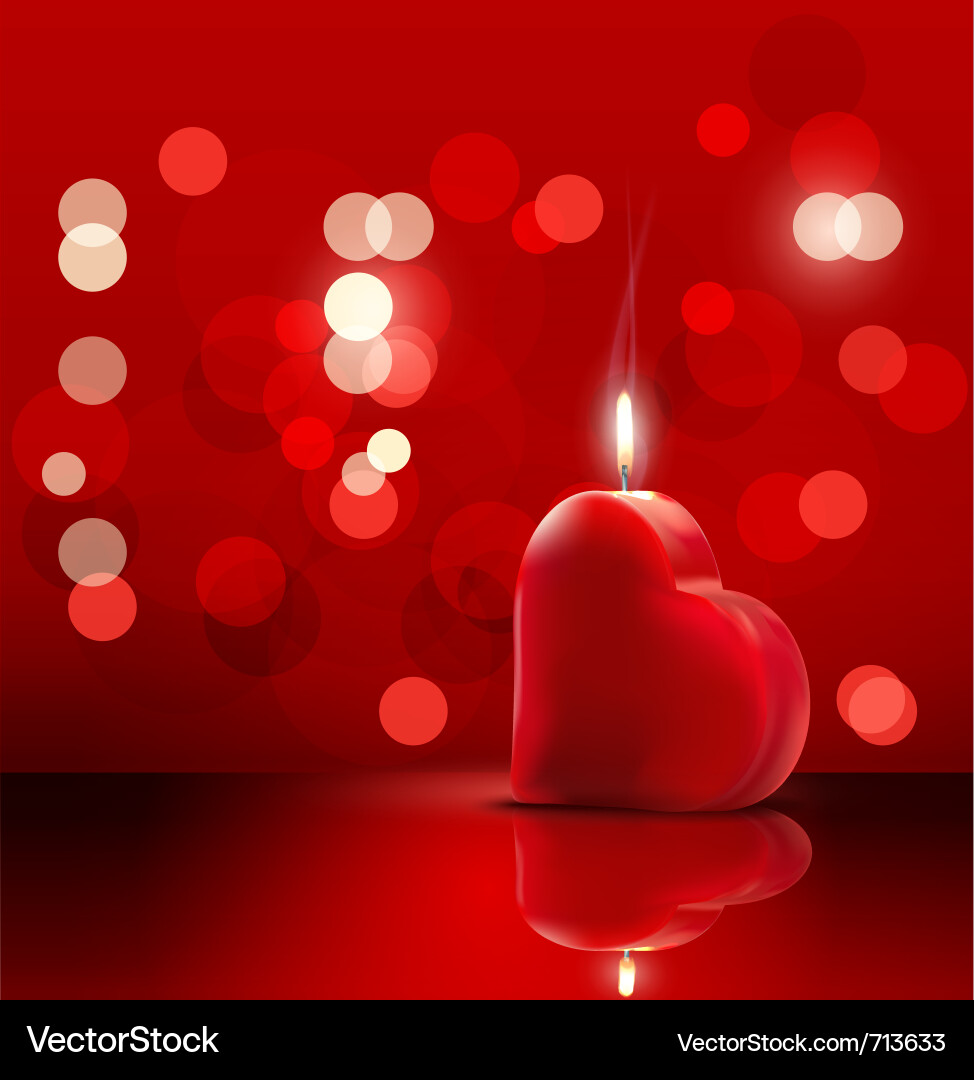 Romantische Valentine Hintergrund Vektorbild