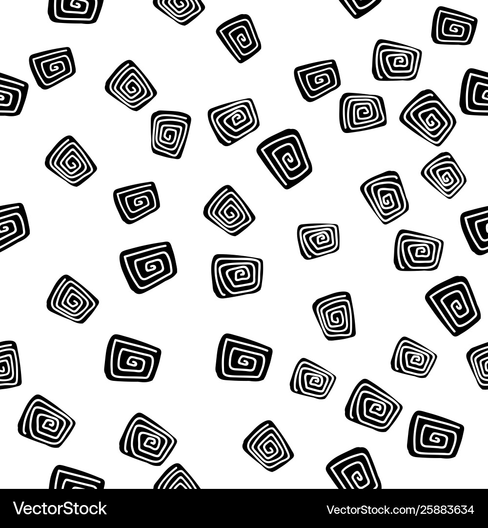 Abstract rectangle doodle pattern Abstract rectangle doodle pattern vector image