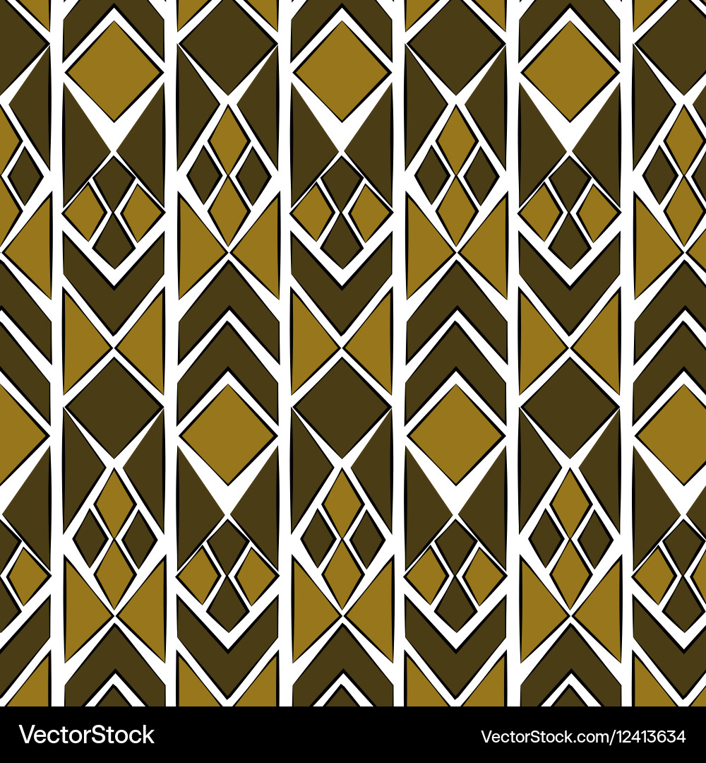 Geometric Ethnic Pattern Vector Image
