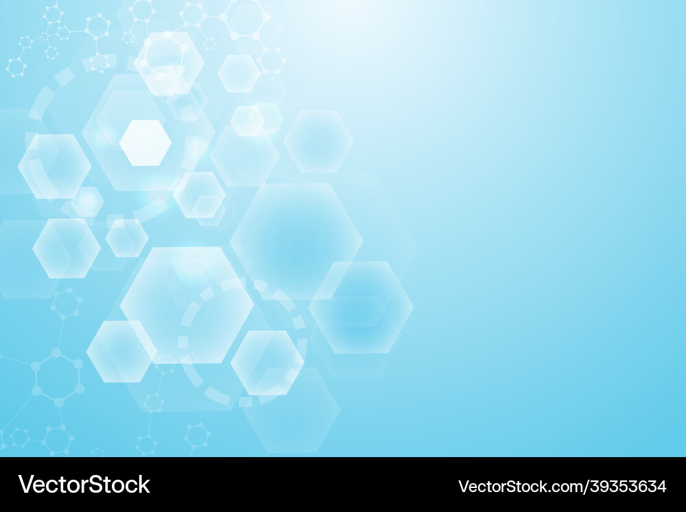 Hexagonal abstract background big data Hexagonal abstract background big data Vector Image