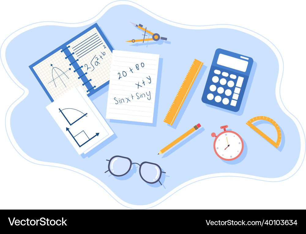 Learning mathematics of education and knowledge Learning mathematics of education and knowledge Vector Image