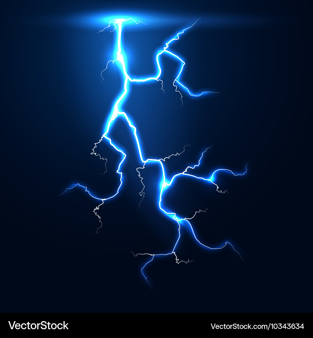 Lightning Storm Background vector image