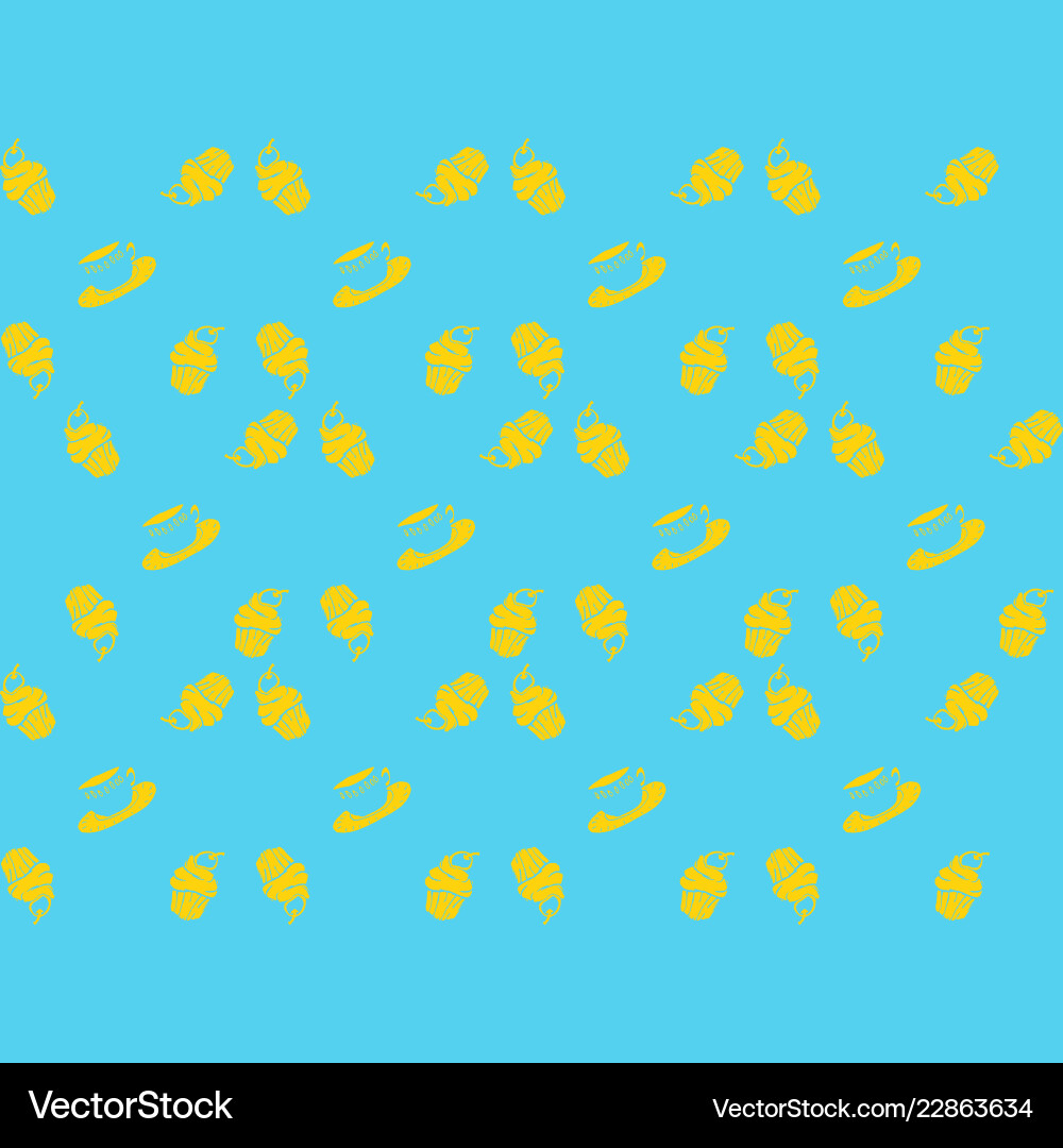 Retro object patterns for making seamless Vector Image