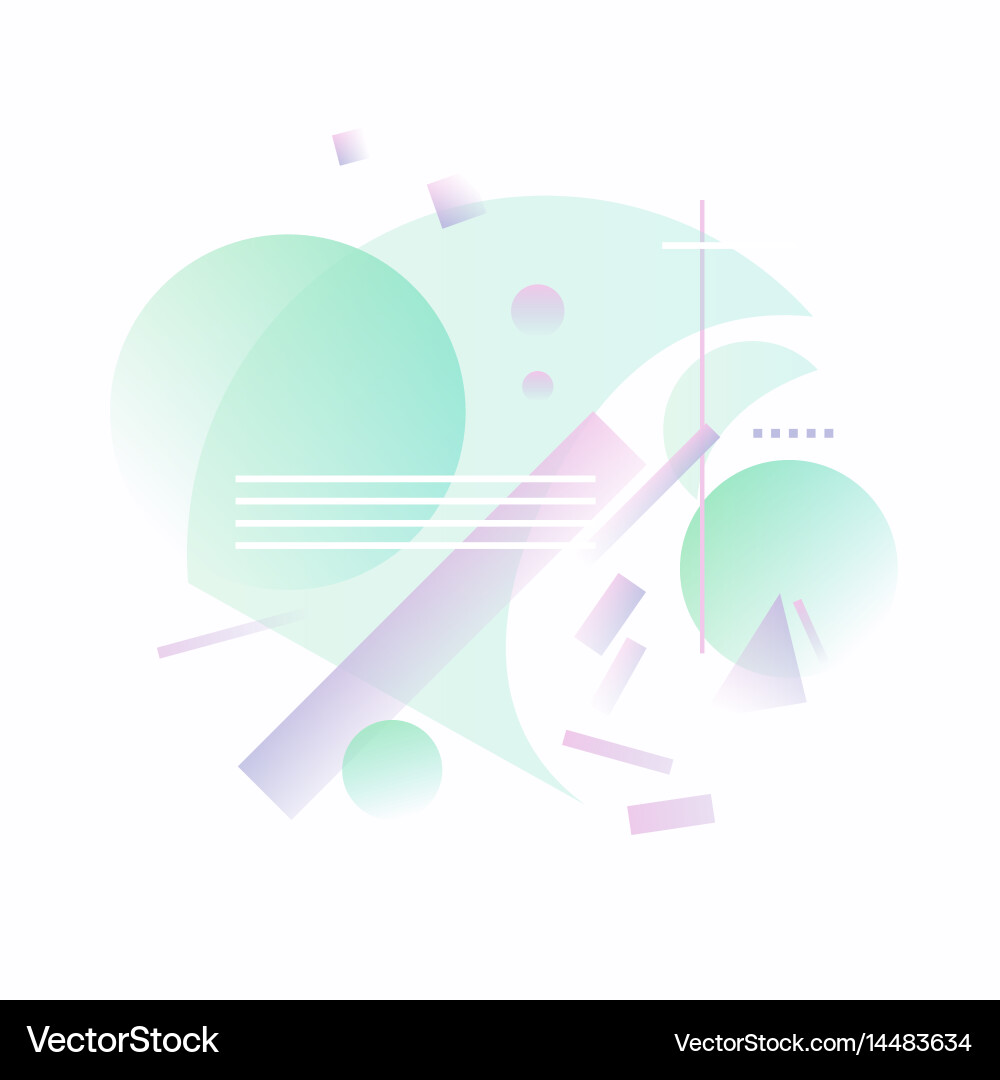 Suprematism abstract background vector image