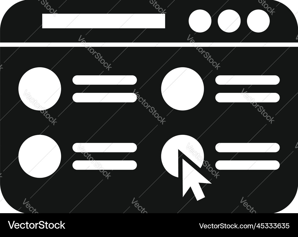 Click task schedule icon simple person Click task schedule icon simple person vector image