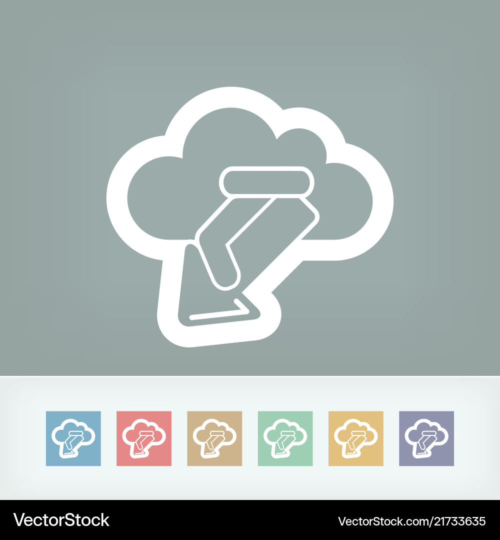 Clud computing Clud computing vector image