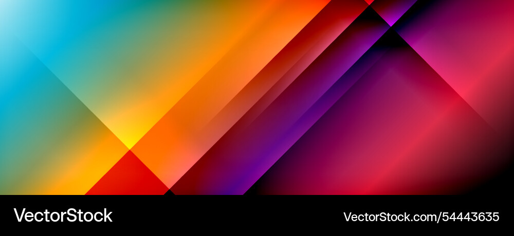 Colorful gradient with lines made of shadow Vector Image