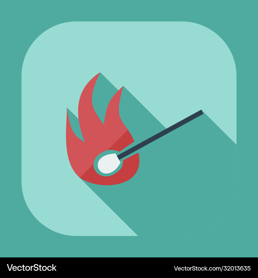Flat modern design with shadow icons match Vector Image