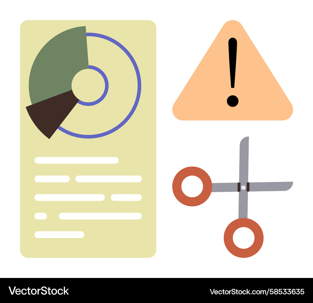 Risk Analysis & Data Editing Vector Image
