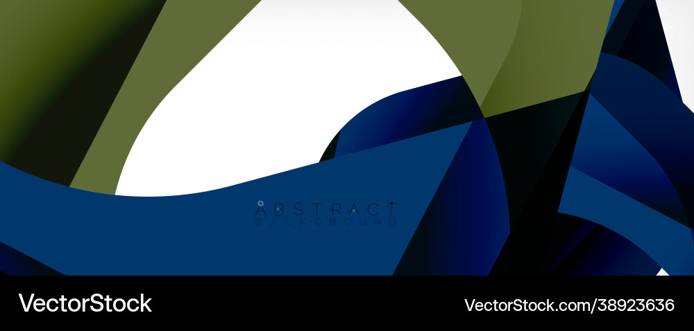 Geometric abstract background - multicolored Vector Image
