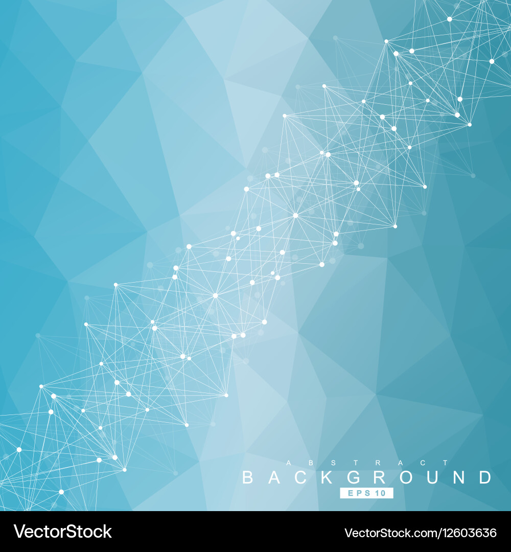 Geometric abstract background with connected line Geometric abstract background with connected line vector image