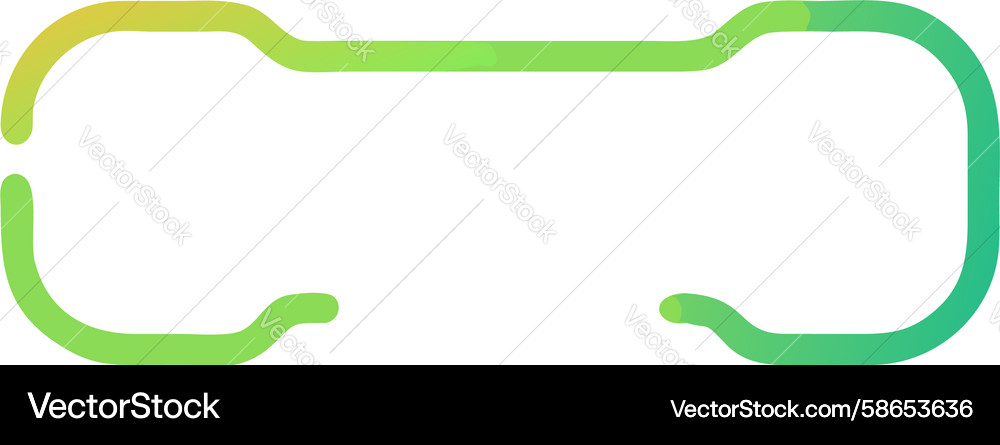 Gradient curved rectangular frame dynamic design Vector Image