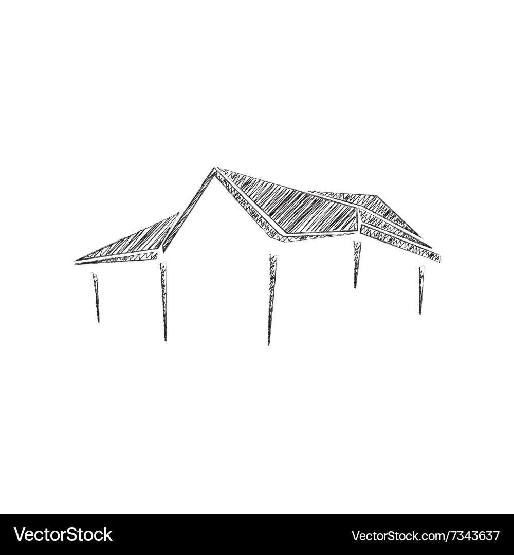 Building Sketches Vector Image