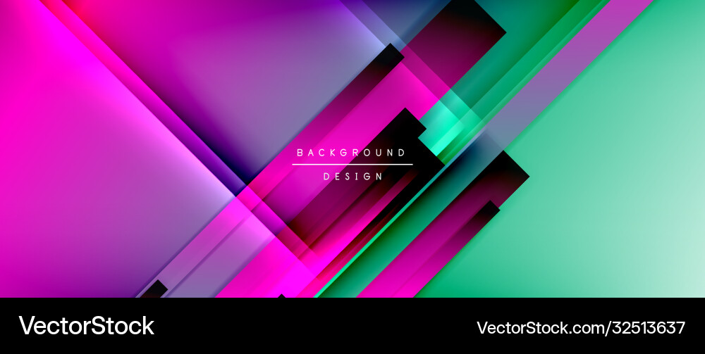 Fluid Color Lines Abstract Background vector image
