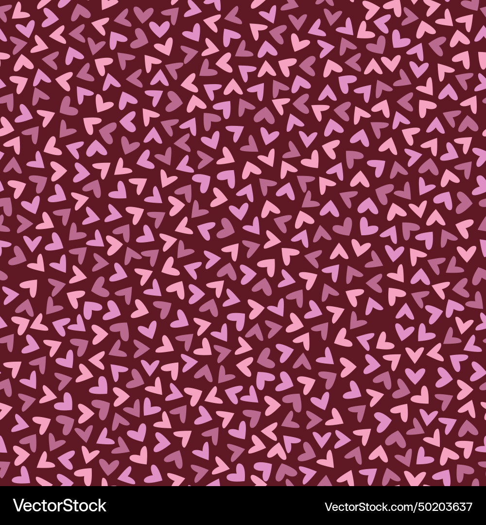 Heart icons seamless pattern on red background Heart icons seamless pattern on red background vector image