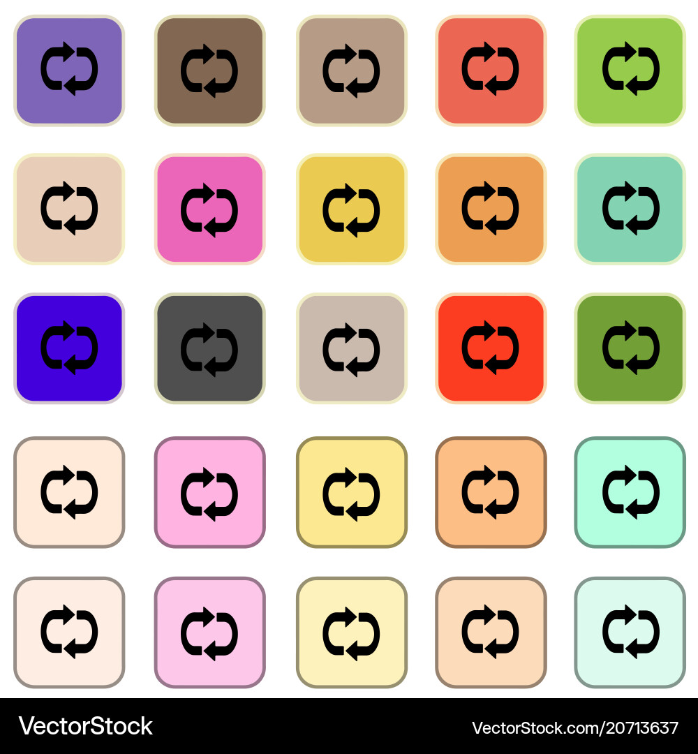 Link connection buttons - internet website icons vector image