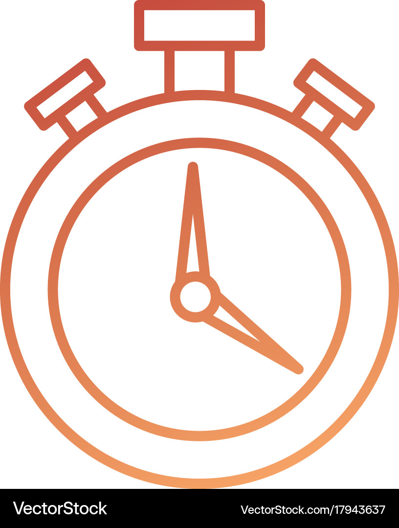 Logistic delivery chronometer timer hour speed vector image