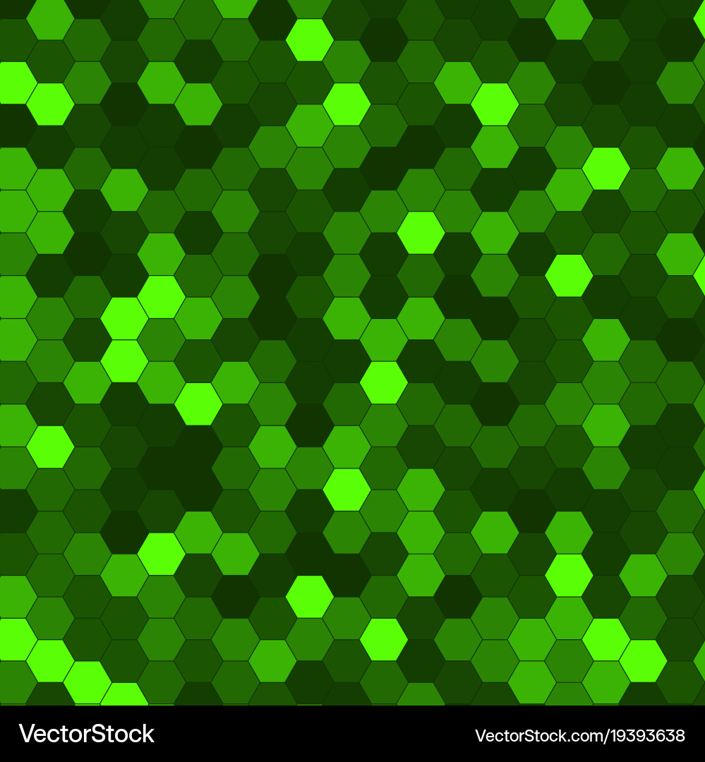 Abstract background of multicolored hexagon Vector Image