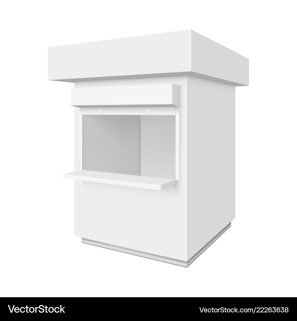 Promotion oder Handel Outdoor-Kiosk Promotion oder Handel Outdoor-Kiosk vektorbild