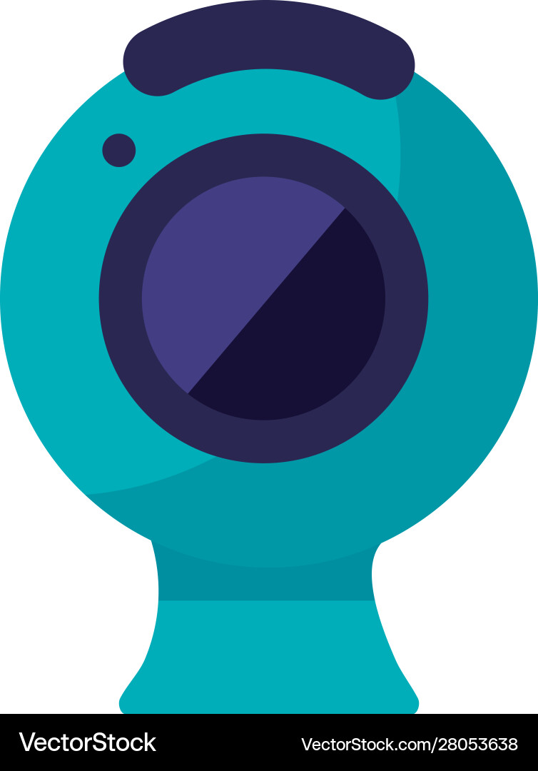 Webcamera device hardware isolated icon Vector Image
