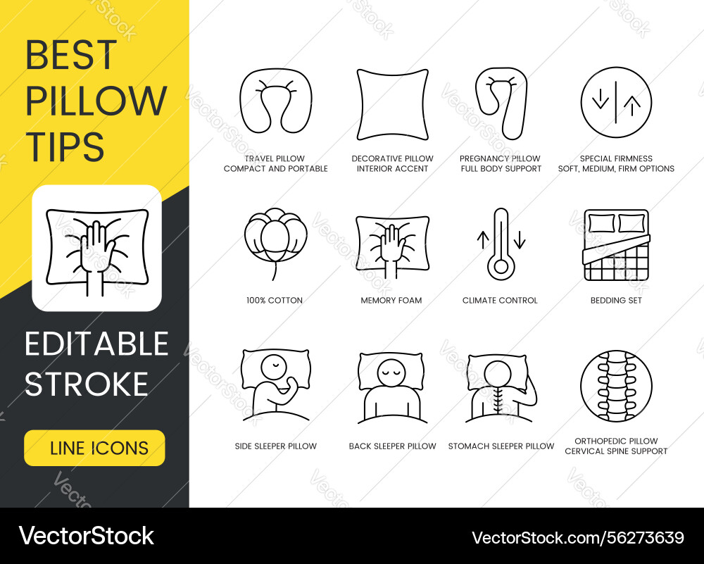 A set of icons representing different types A set of icons representing different types vector image