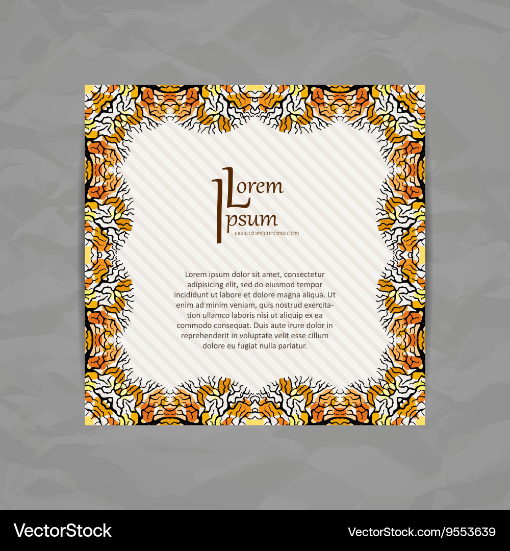 Design template business card with tree Vector Image