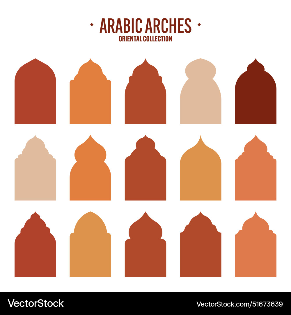 Islamische Rahmen orientalischen Stil Objekte arabisch Islamische Rahmen orientalischen Stil Objekte arabisch vektorbild