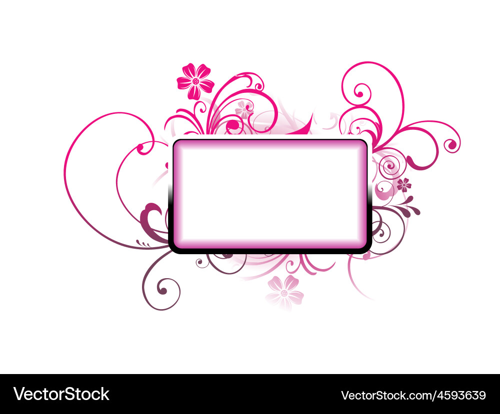 Text frame Vector Image