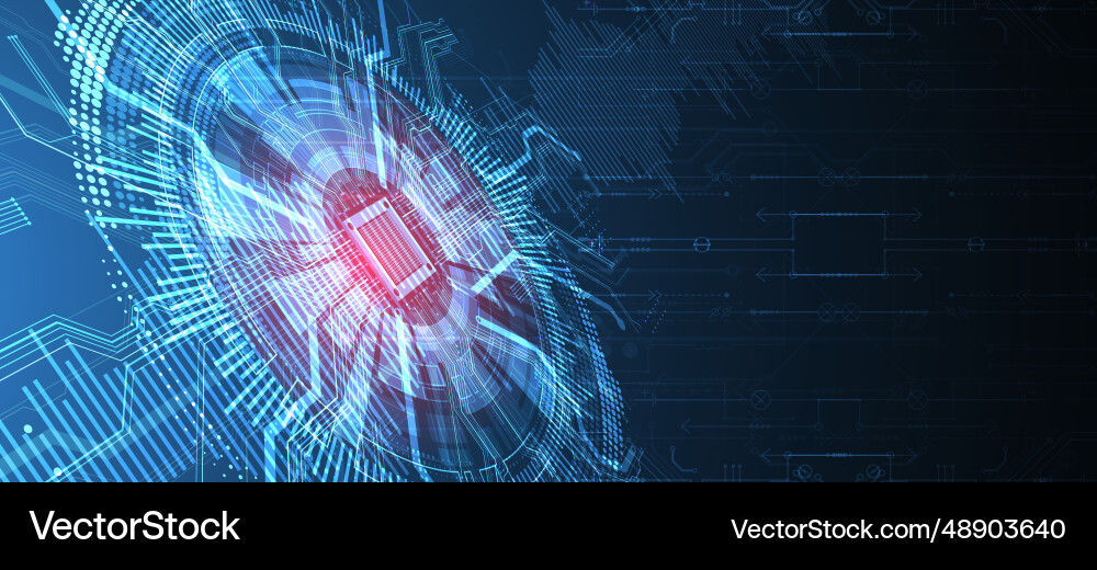 Abstract background on technological Abstract background on technological vector image