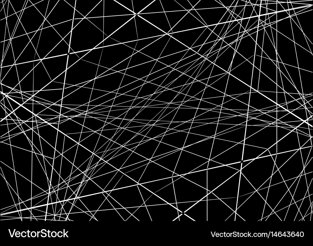 Abstraction with intersecting lines vector image