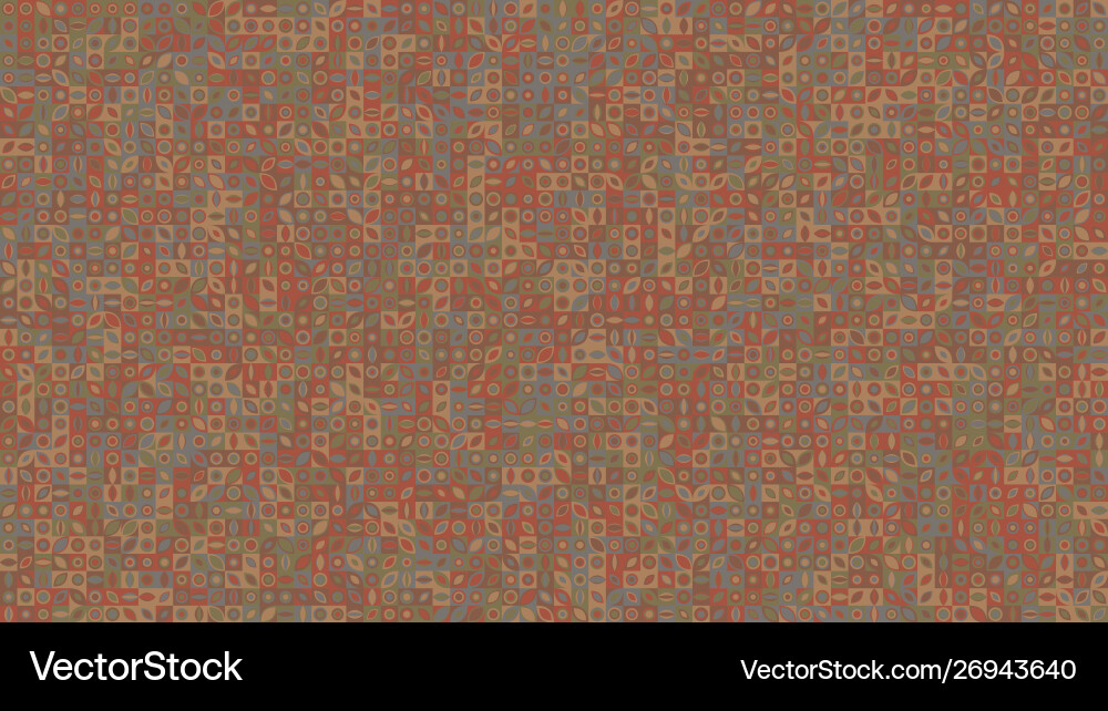 Colorful abstract random curved shape pattern vector image