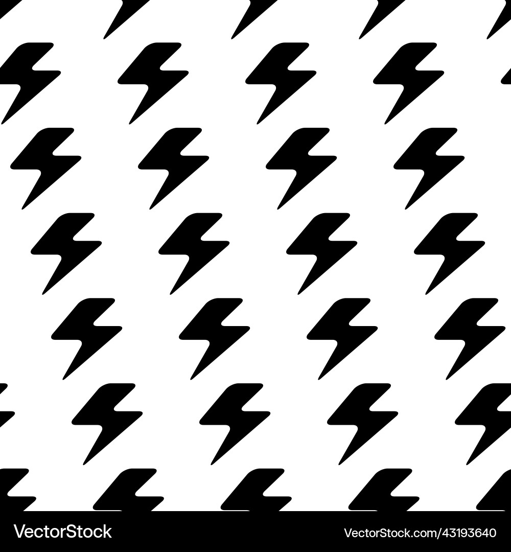 Flash graphic element seamless background thunder vector image