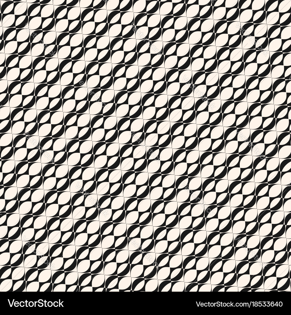 Geometric seamless pattern with diagonal grid vector image