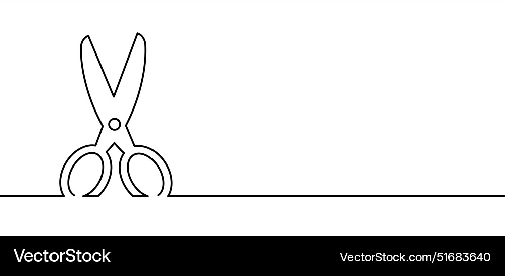 Open and closed scissors or close scissor Vector Image