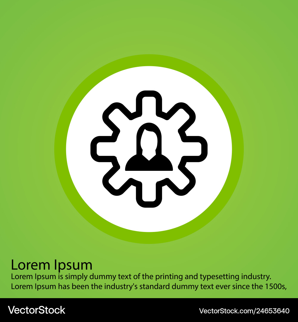 Setting icon Vector Image