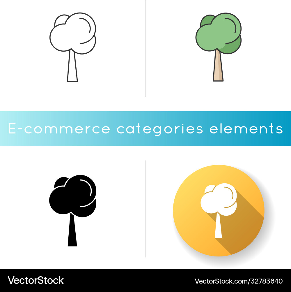Tree icon Tree icon vector image