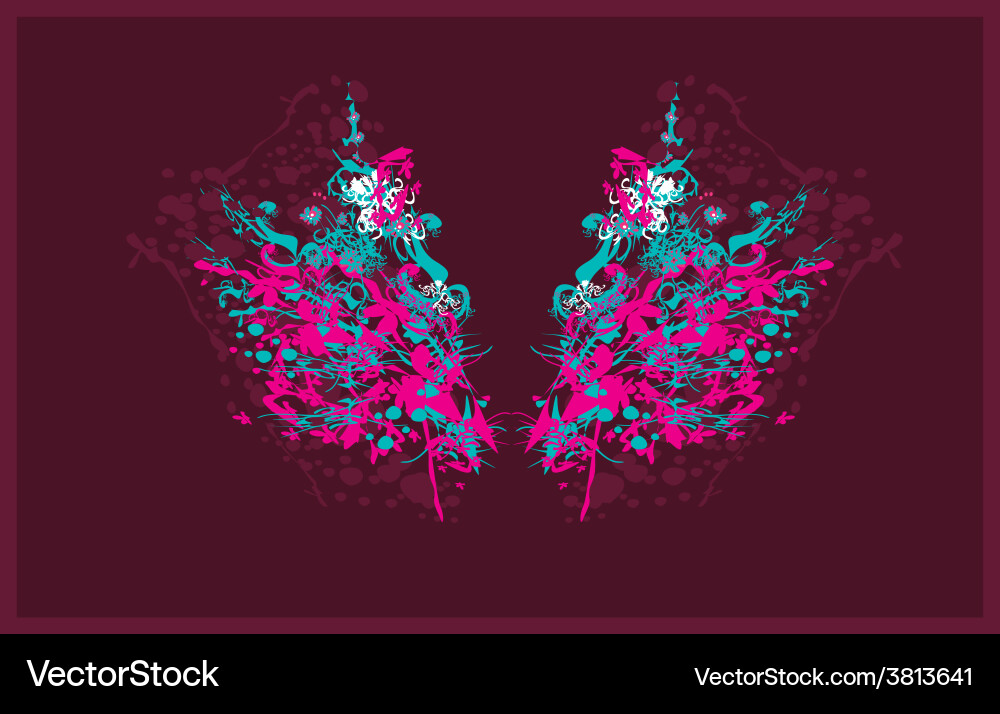 Abstract frame with space for your text vector image