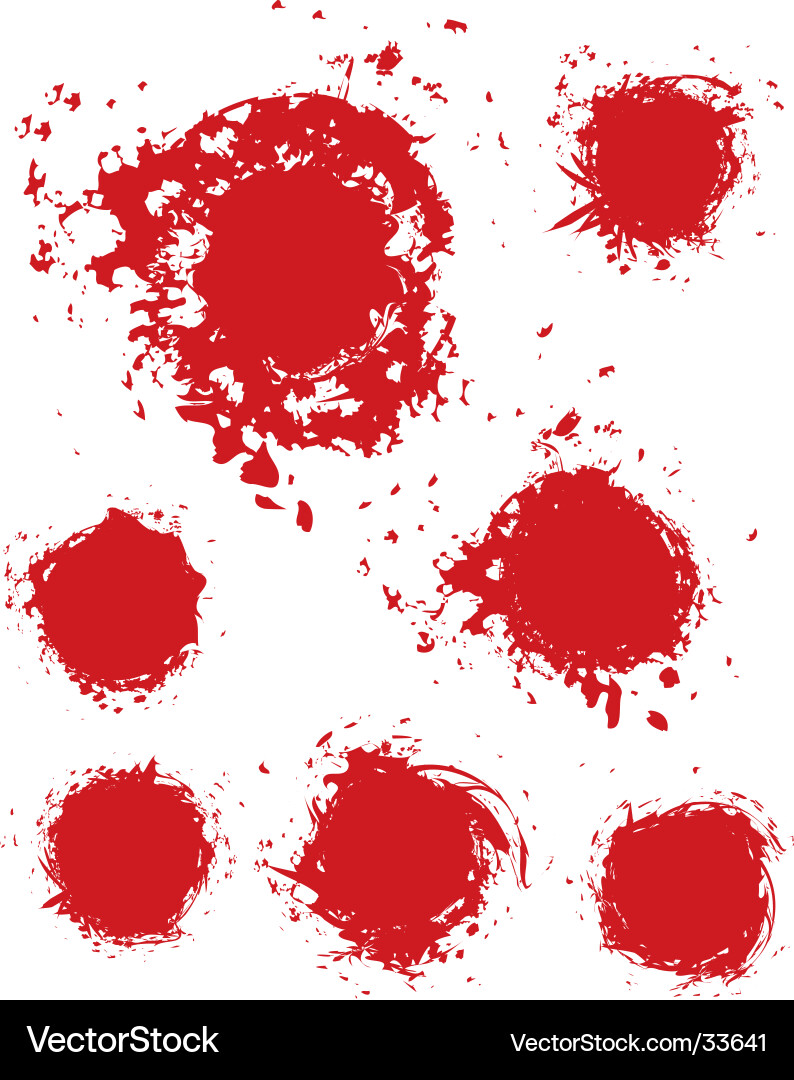 Ink Splatter Texture Vector Image