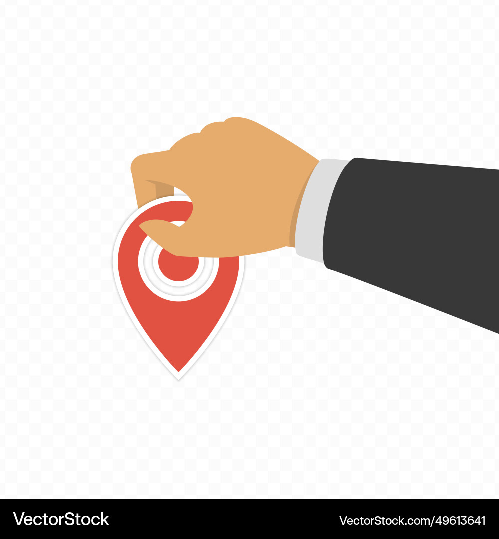 Pin map navigation icon Pin map navigation icon vector image