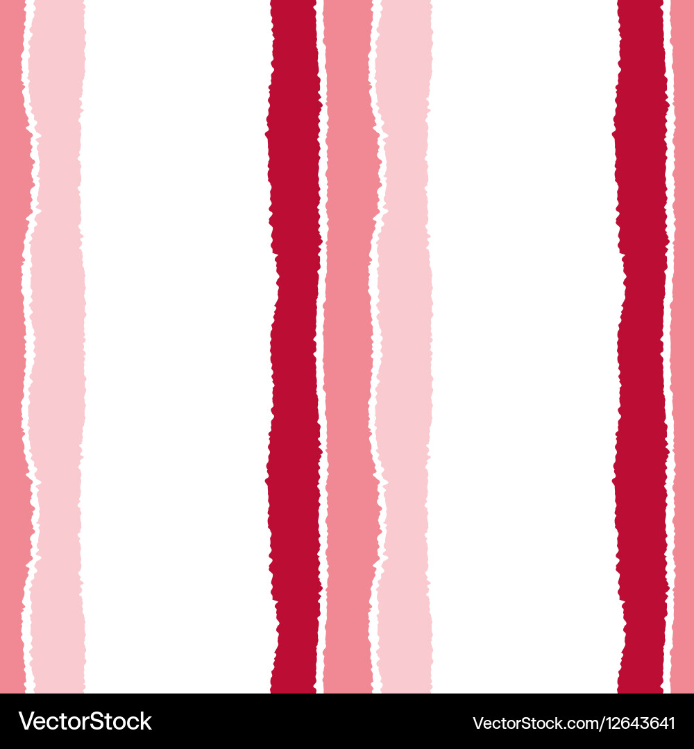 Seamless strip pattern vertical lines with torn Vector Image