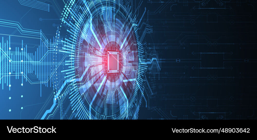 Abstract background on technological Abstract background on technological vector image