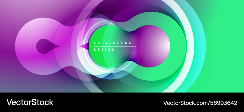 Abstract colorful design overlapping shapes Abstract colorful design overlapping shapes Vector Image