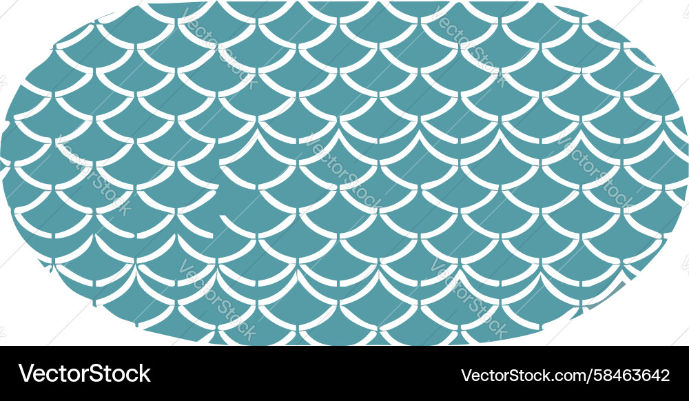 Aquatic Scale Pattern Vector Image