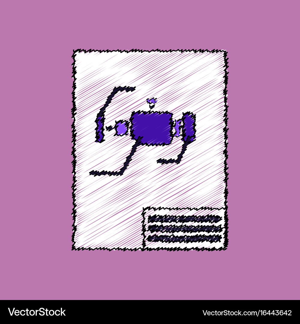 Flat icon design collection motor circuit vector image