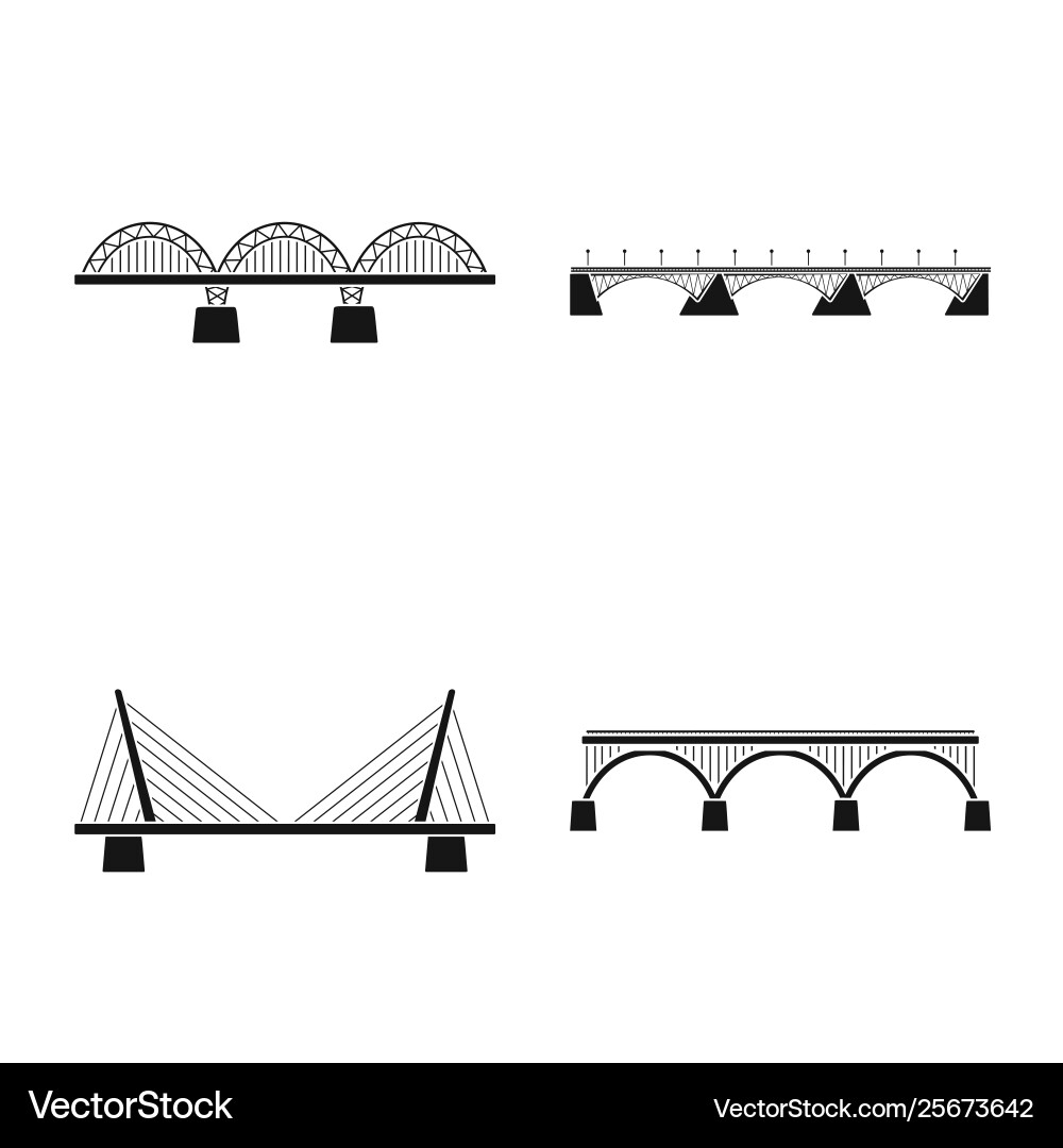 Isolated object construct and side sign set Isolated object construct and side sign set vector image