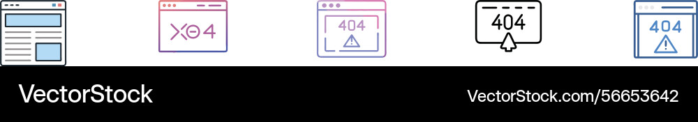 Minimalistic web icons webpage elements Minimalistic web icons webpage elements vector image